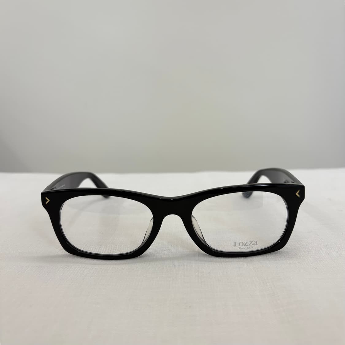 LOZZA 블랙 뿔테 빈티지안경 상품이미지1