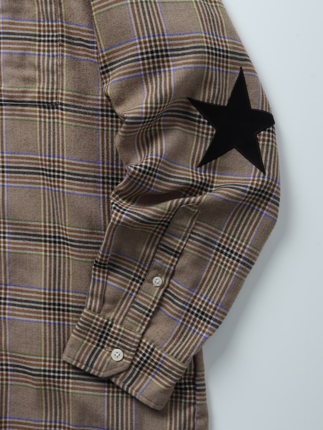 SOPHNET. STAR ELBOW PATCHED BAGGY SHIRT 상품이미지6