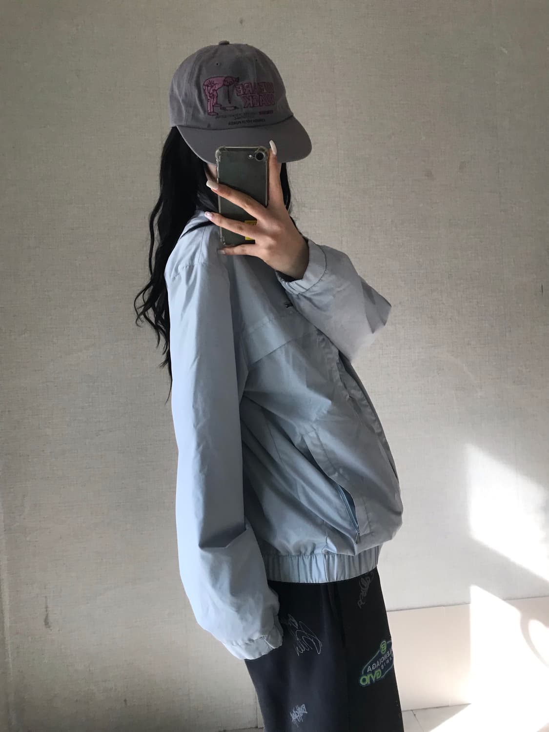 라코스테 연하늘 블루종 자켓 상품이미지2