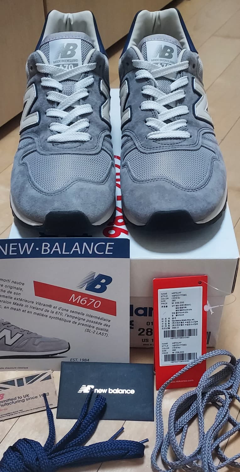 (280)뉴발란스 670 그레이 40주년 한정판 상품이미지1