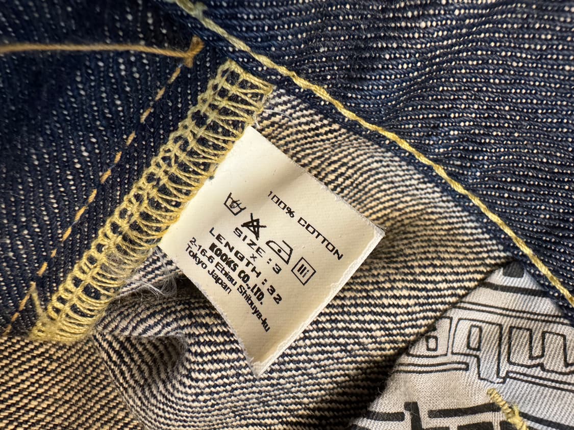 넘버나인 미야시타 셀비지 데님 상품이미지4