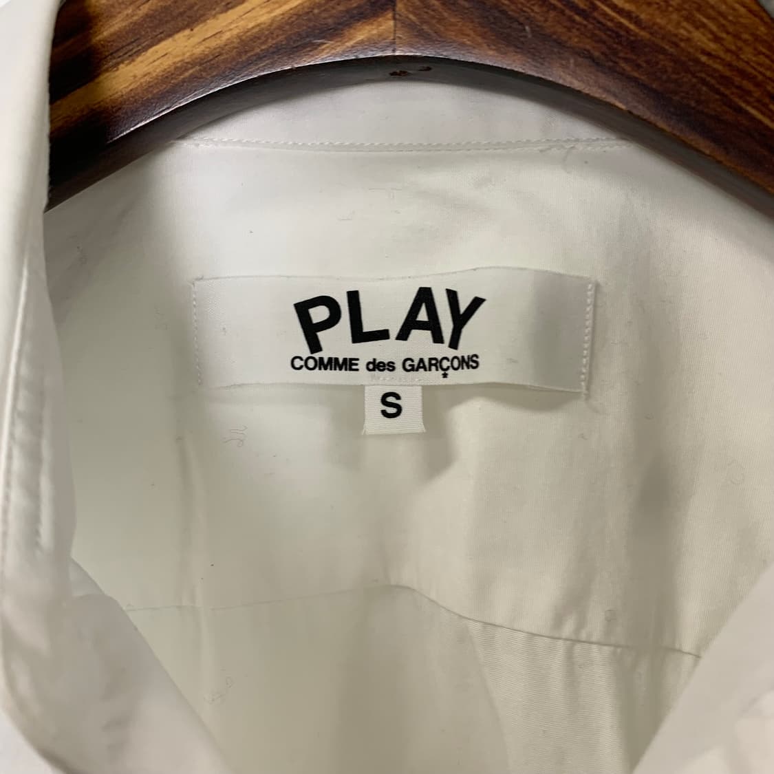 꼼데가르송 플레이 와펜 화이트 셔츠 상품이미지7