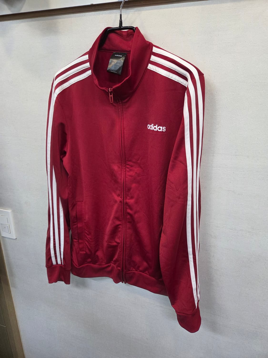 아디다스 트랙탑 져지 버건디 L 상품이미지4