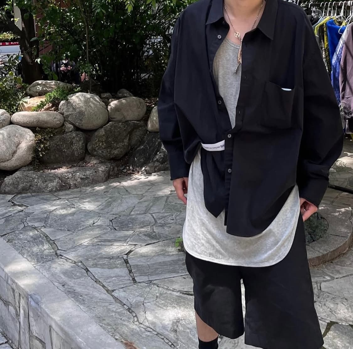 베트멍 꼼데가르송 17ss 벤딩 셔츠 상품이미지3