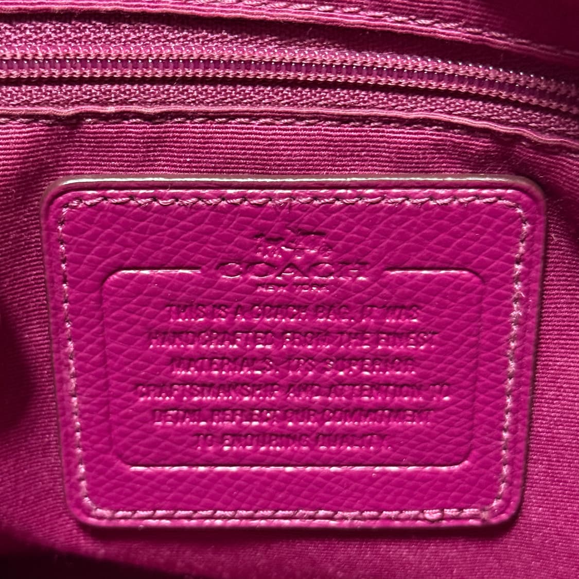 Coach 코치 미니 사첼백 핑크 상품이미지8