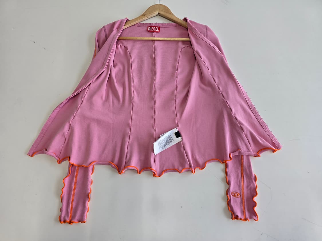 디젤 T 리바스 스트레치 리브 가디건 XS 상품이미지3