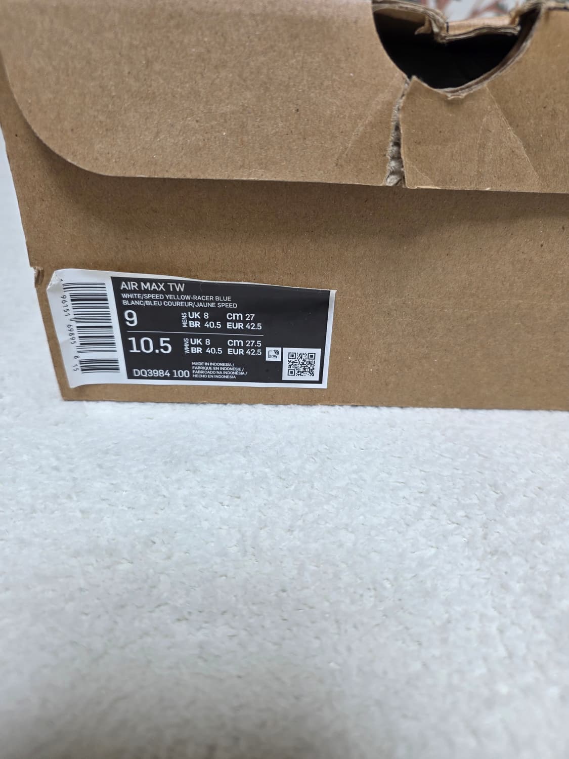 나이키 에어맥스 TW 운동화 남성270mm[새상품] 상품이미지6