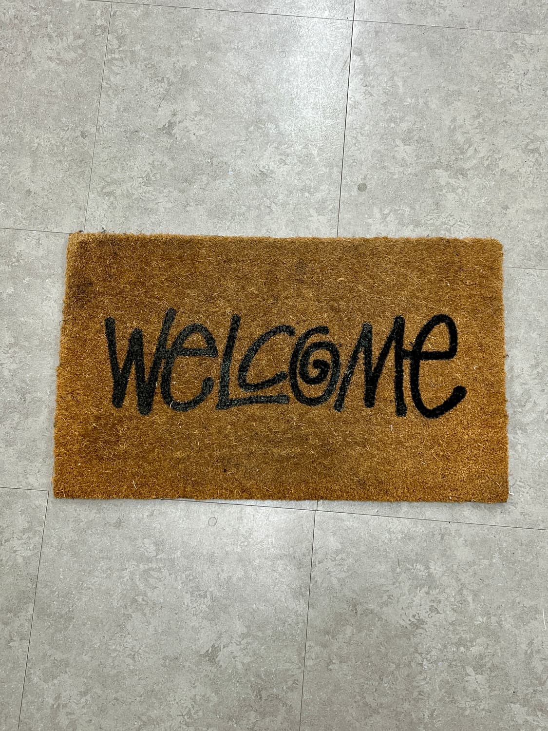 스투시 WELCOME 매트 코코아 상품이미지1