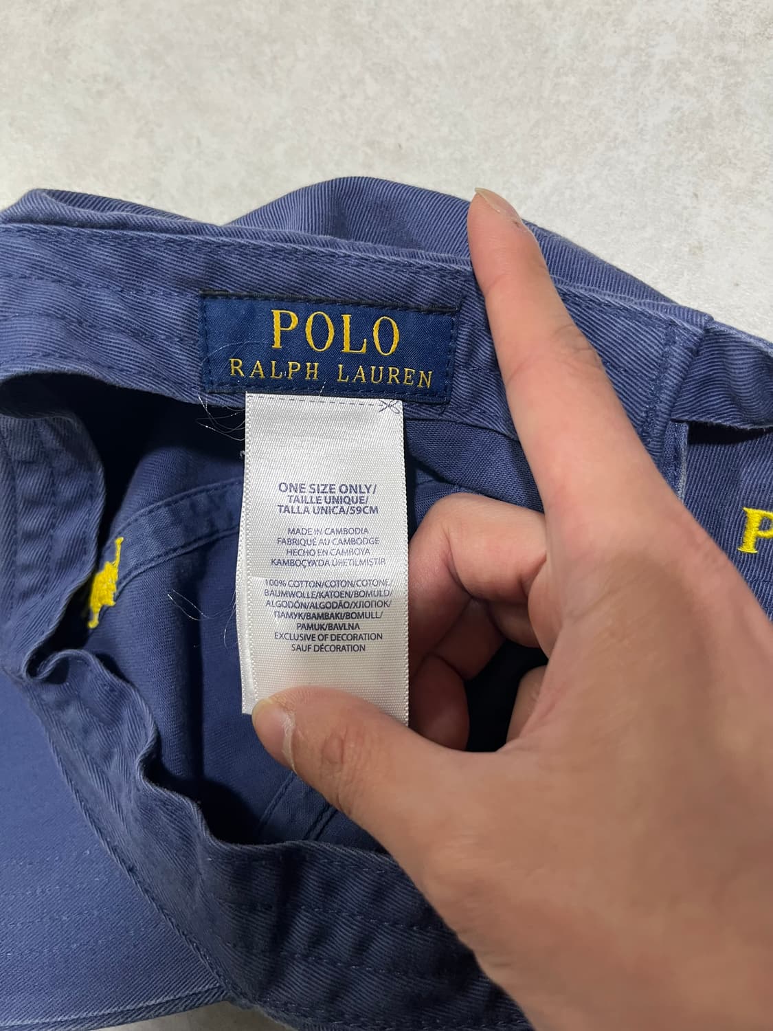 폴로 랄프로렌 볼캡 상품이미지2