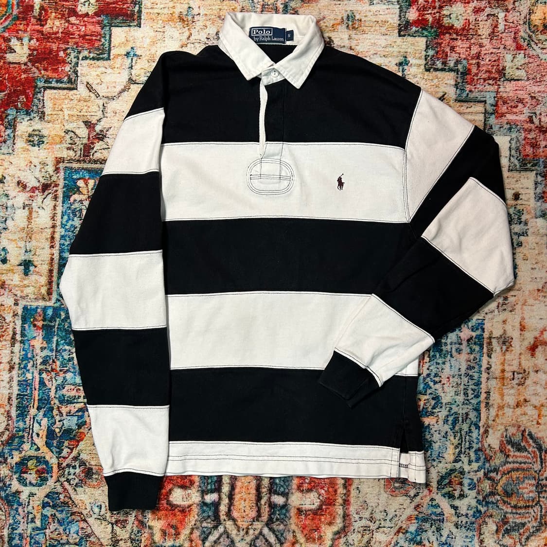 [S] 폴로 랄프로렌 스트라이프 럭비티 상품이미지1