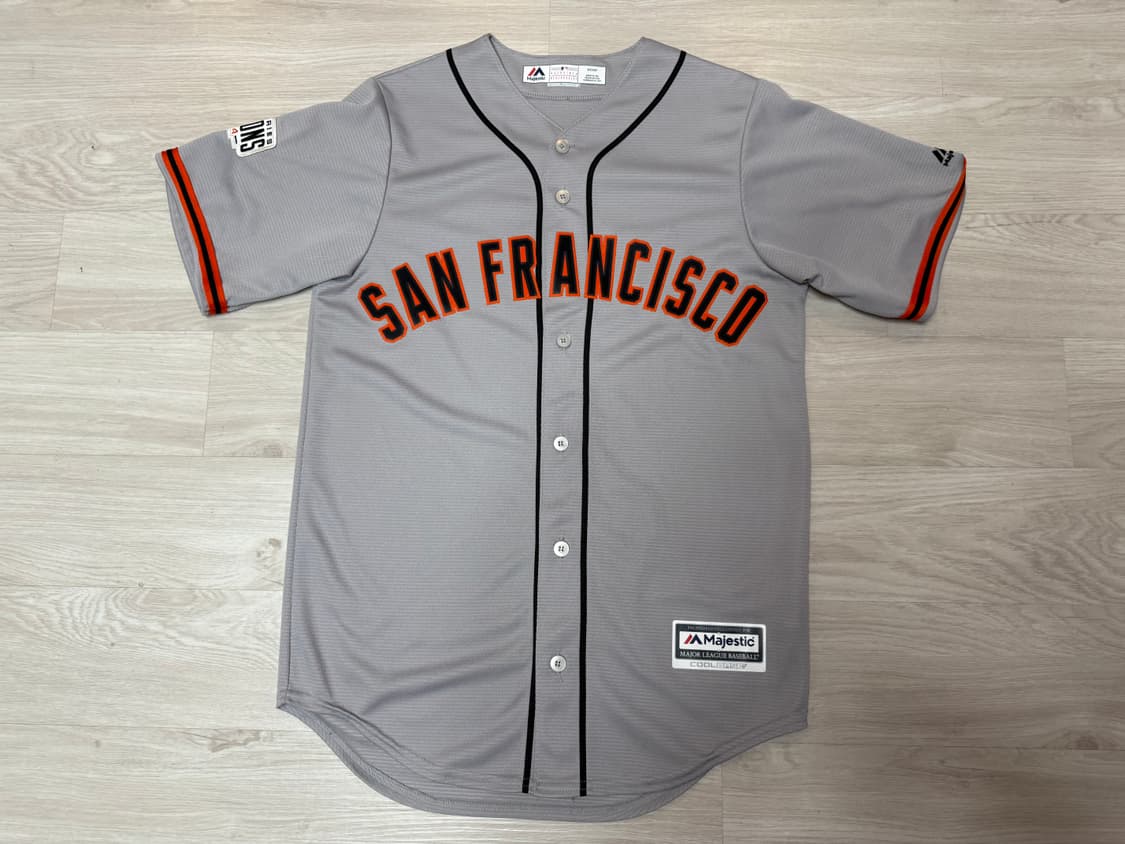 [S] 마제스틱 MLB 샌프란시스코 자이언츠 쿨베이스 원정 유니폼 상품이미지3