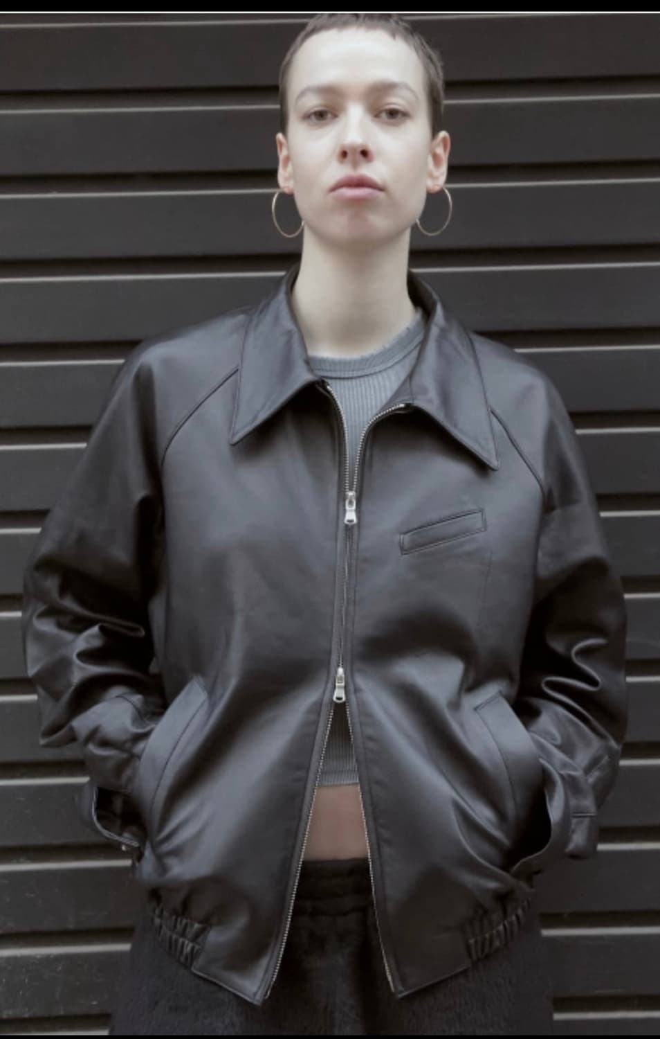 머듈 A8 레더 블루종 상품이미지1