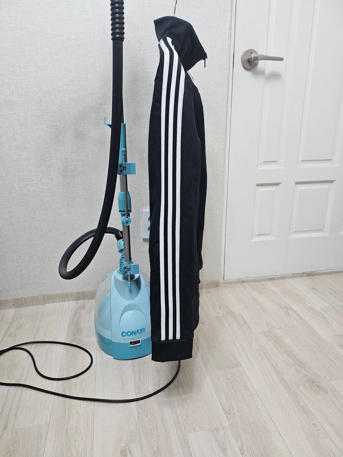 (110)3XL ☆초대장급☆아디다스 베켄바우어 2중지퍼 [검흰]트랙탑져지 상품이미지5