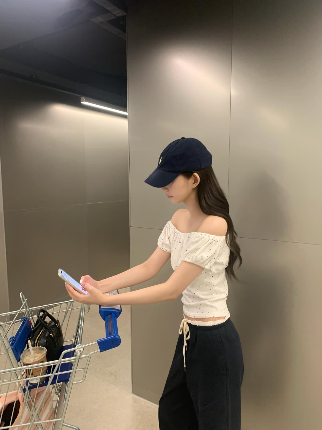 zaenio 제니오 도트 퍼프티 아이보리 s 상품이미지2