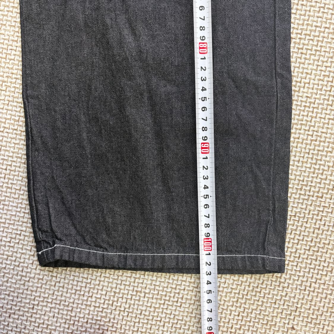 2XL 빈티지 와이드 남성 청바지 0604D2 상품이미지5