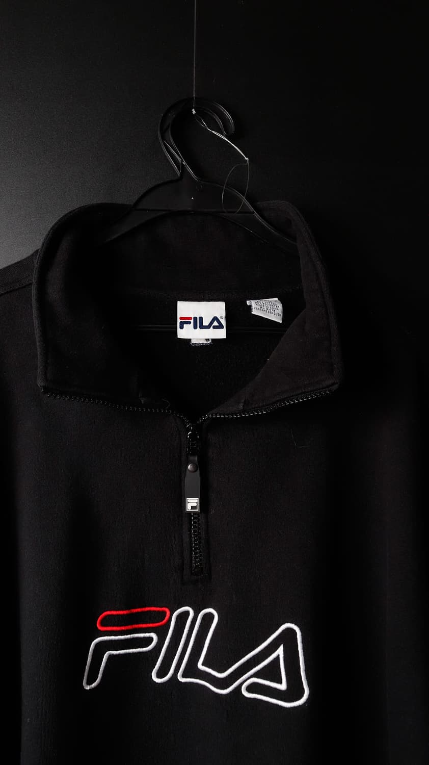 휠라 블랙 집업 쟈켓 상품이미지2