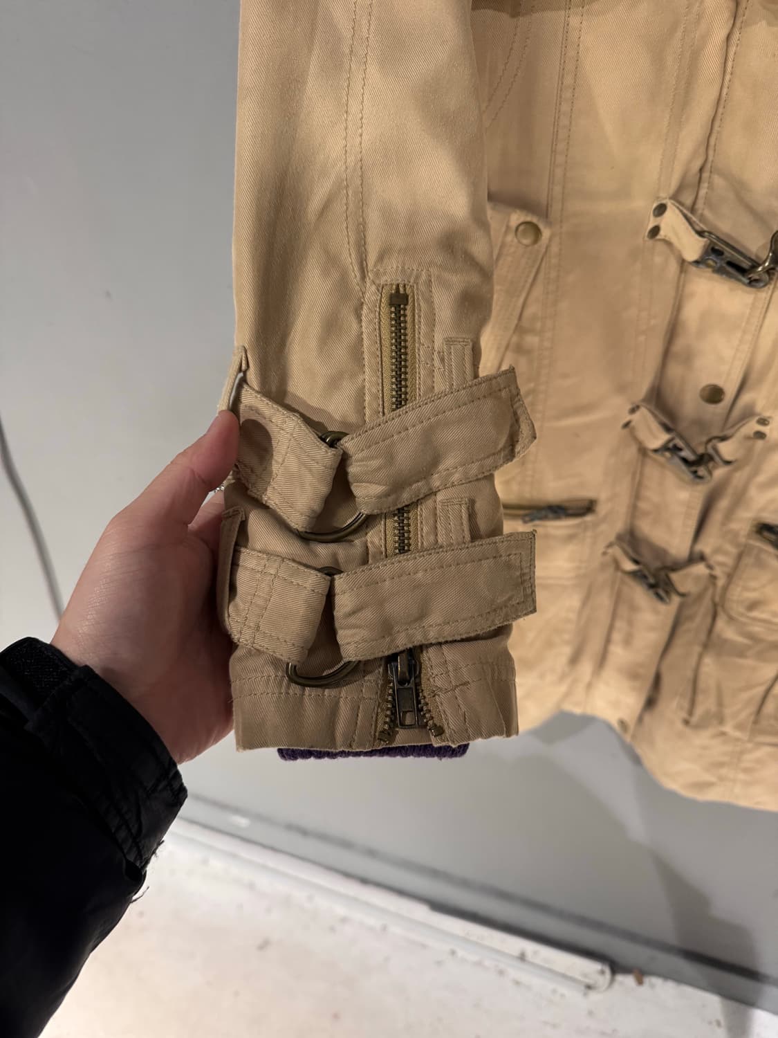 Swordfish 버클 벨티드 파이어맨 퍼 후드자켓 상품이미지10