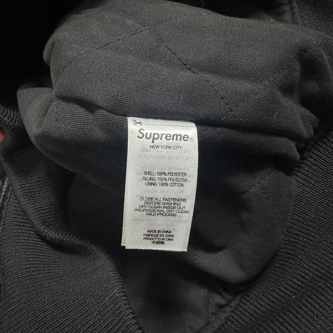 슈프림 22ss week15 미챌 앤 네스 스타디움 사틴 바시티 자켓 상품이미지7