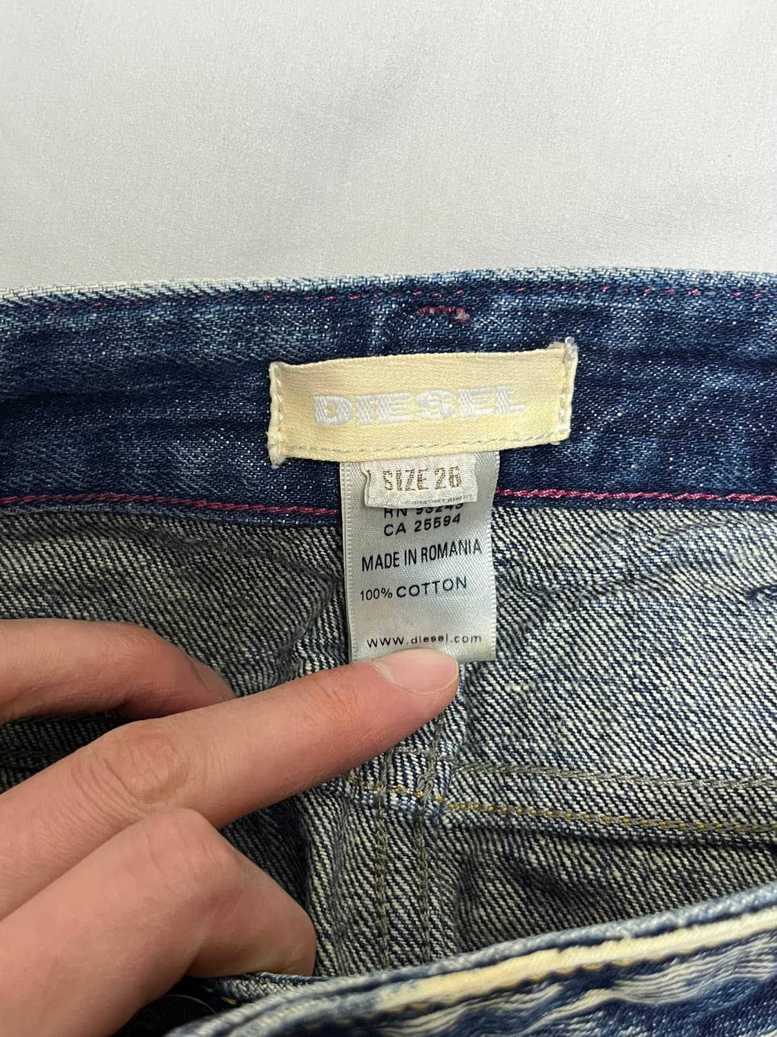 디젤 데님 미니스커트 26사이즈 상품이미지6