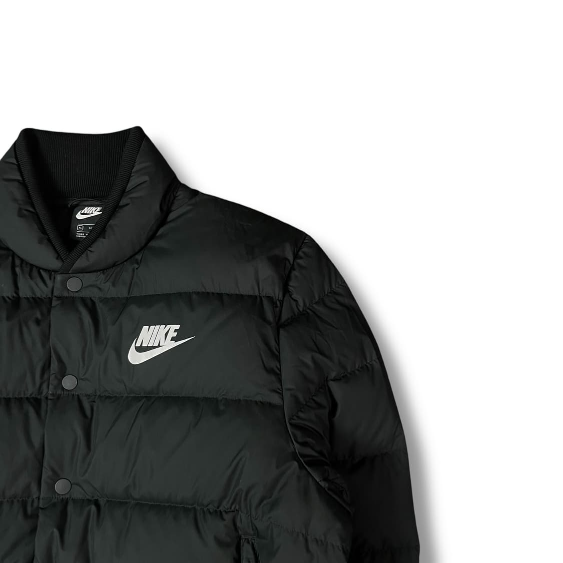 나이키 블랙 봄버 다운 패딩 XL 상품이미지2