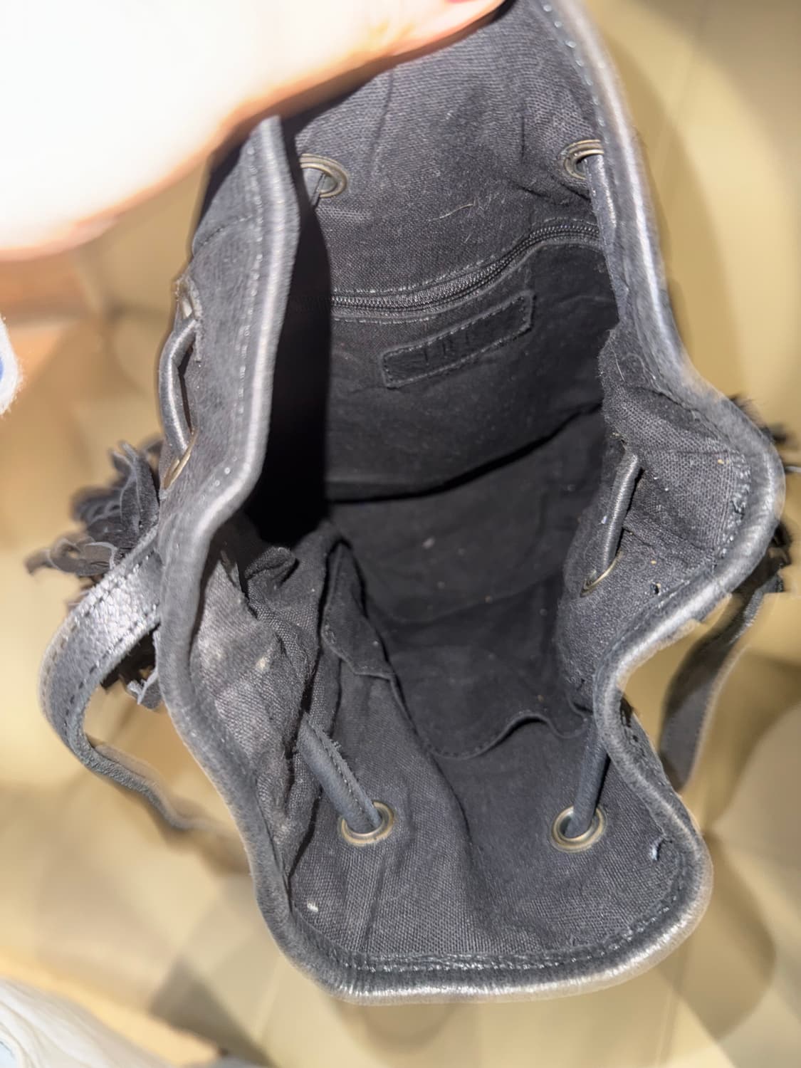 real leather tassel point cross bag  상품이미지5