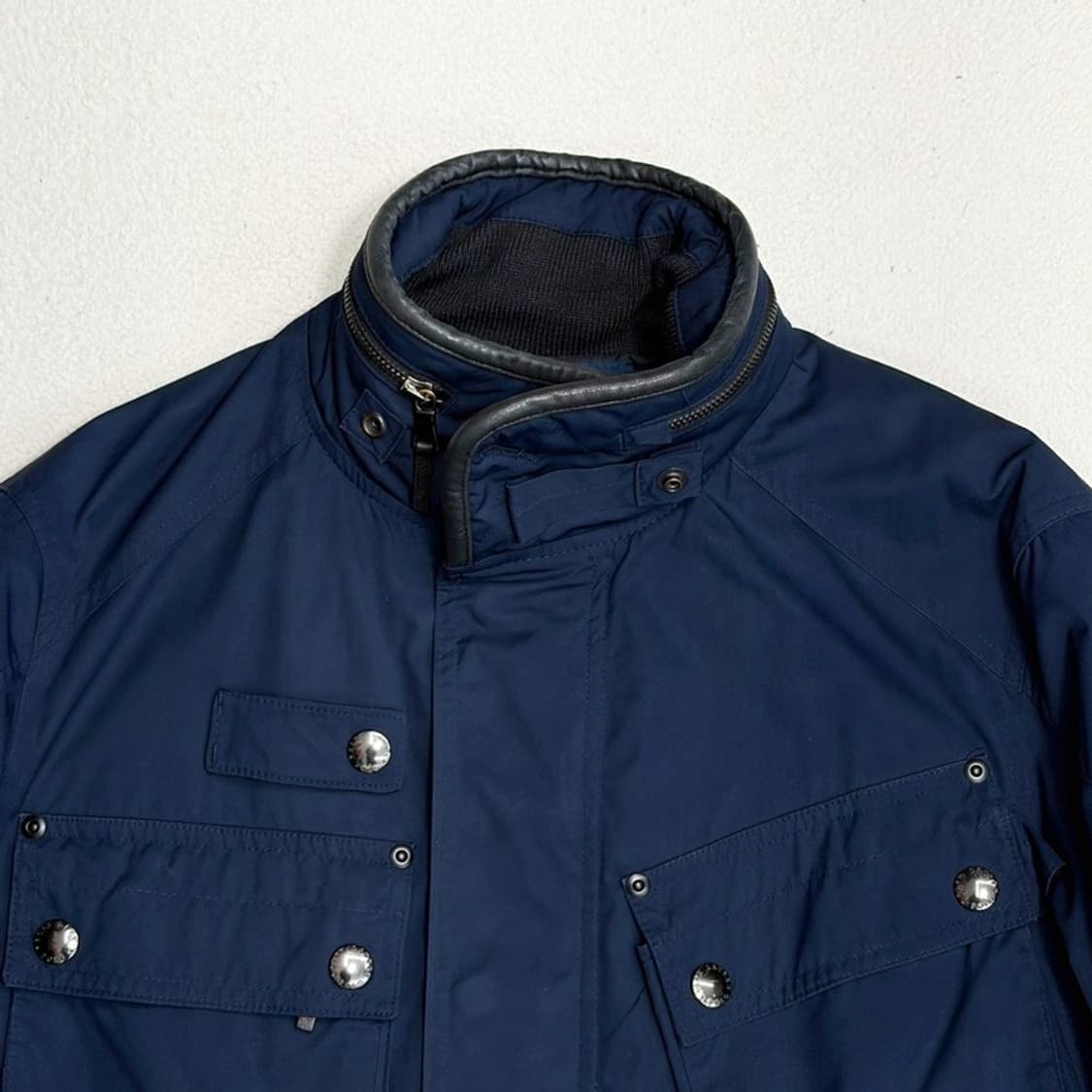 POLO 네이비 나일론 모터사이클/필드 자켓 M 상품이미지3