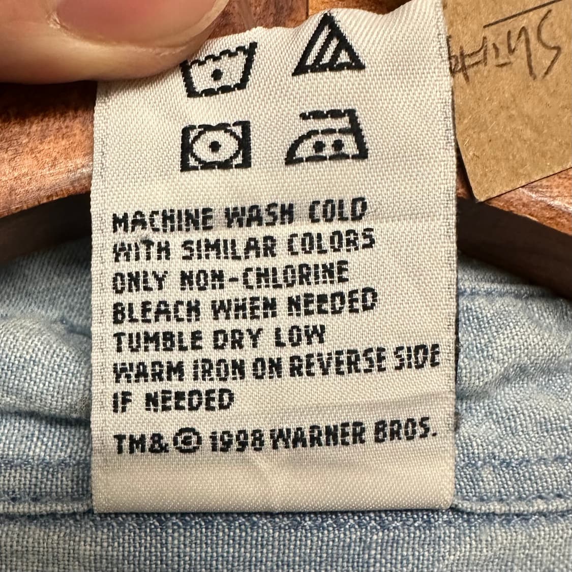 90‘s 워너브로스 자수 셔츠 상품이미지6