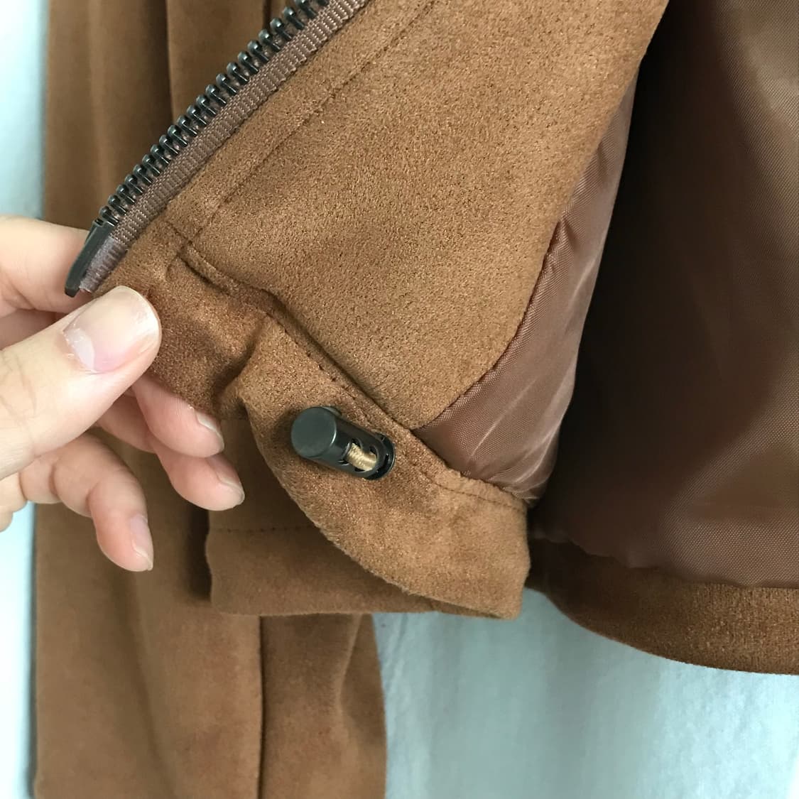 스웨이드 바이커 자켓 상품이미지6