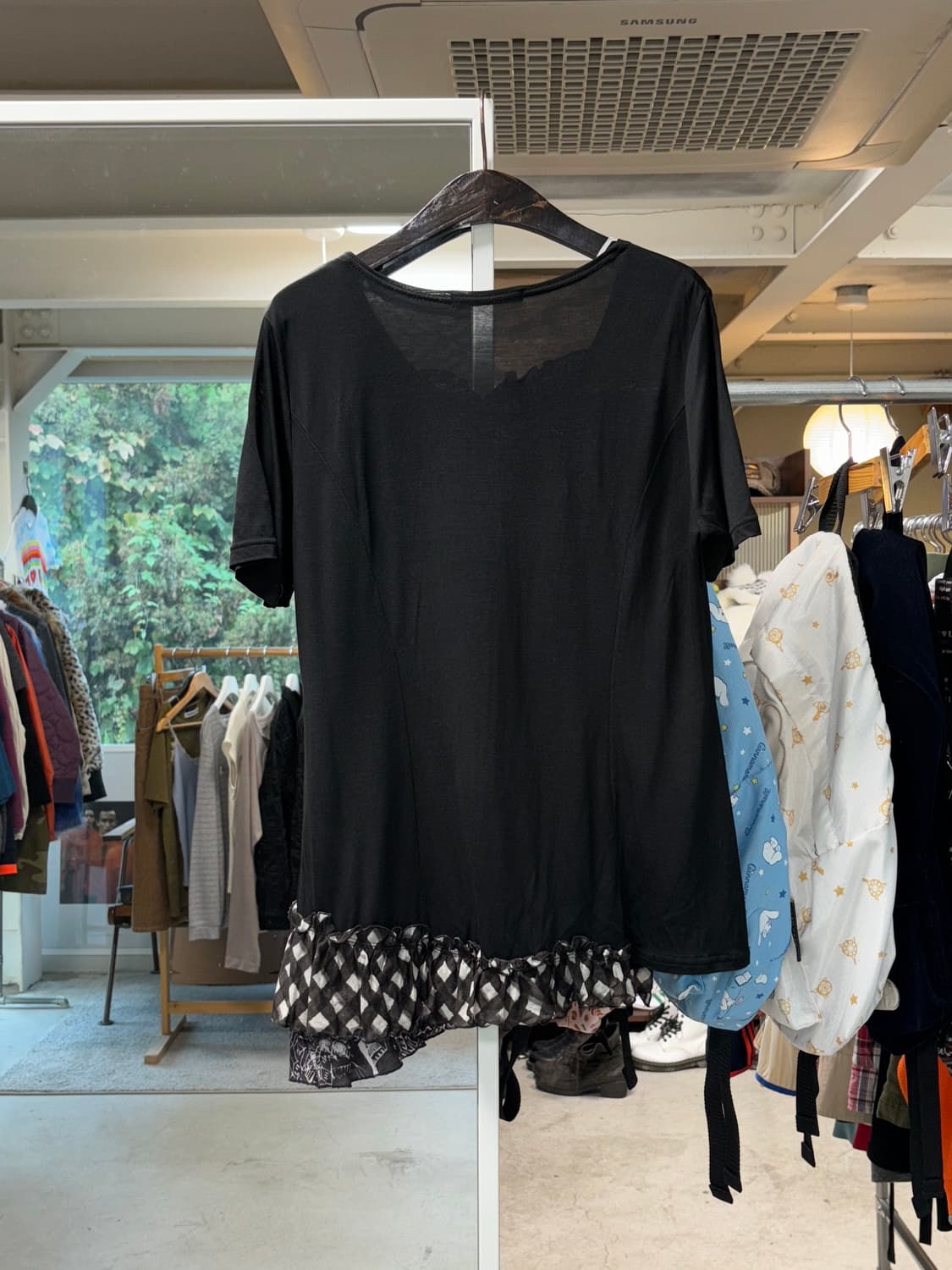 Mb lucas 프릴 텐셀 티셔츠 상품이미지3