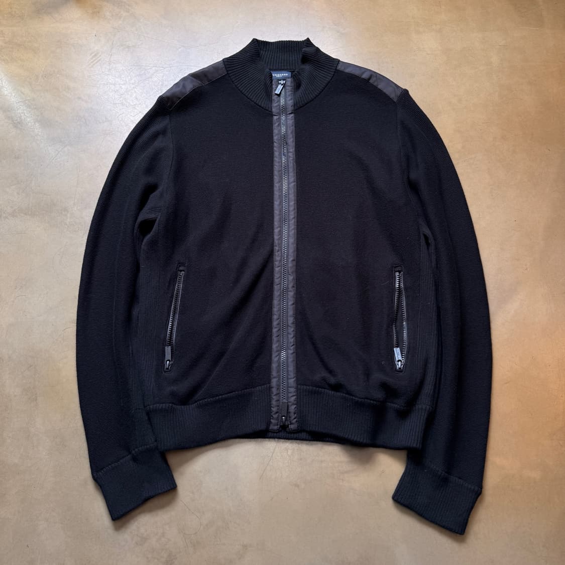 버버리 골프 코튼 혼방 라이트 니트 집업 상품이미지1