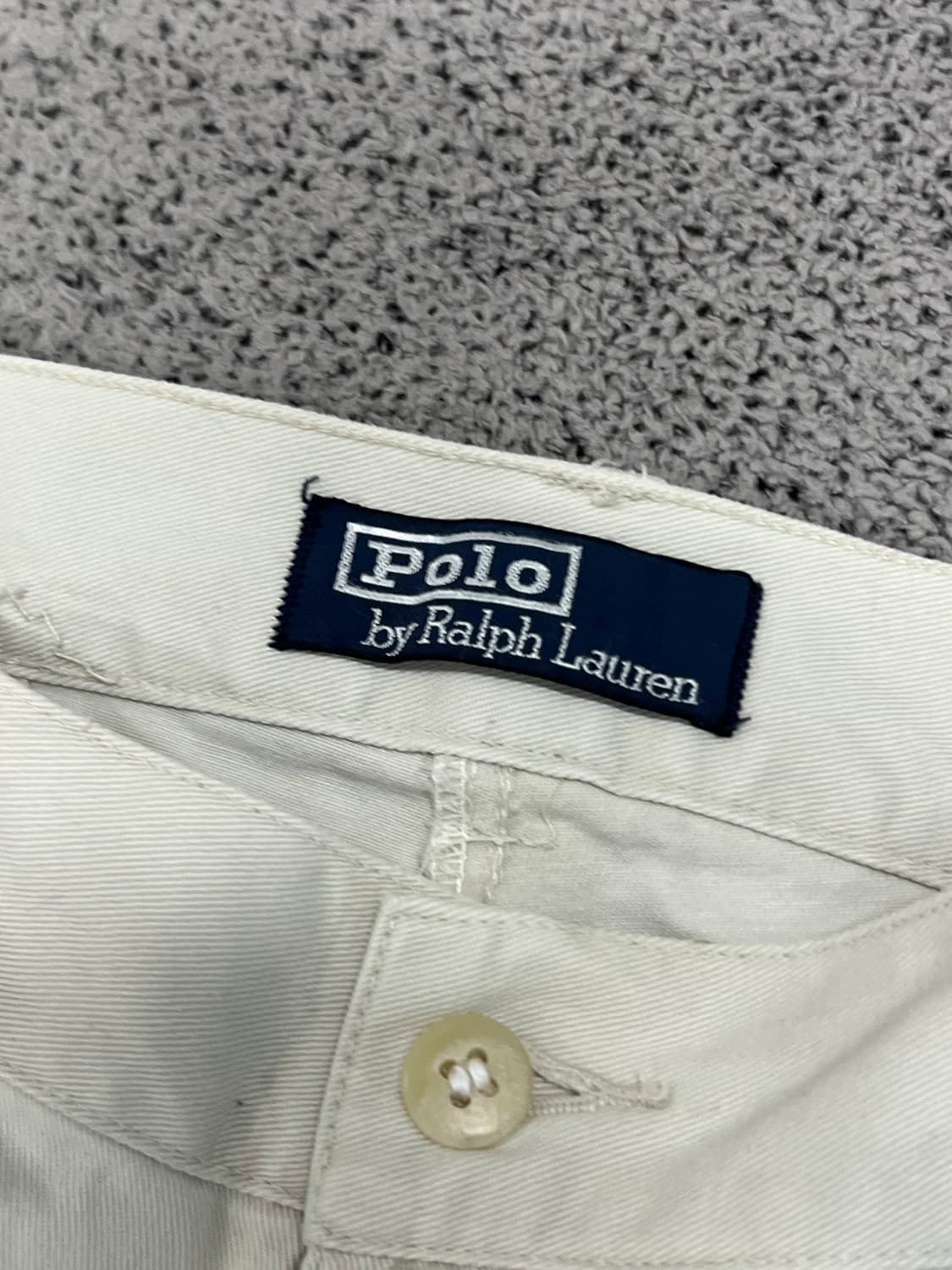 (F) 90s 폴로 랄프로렌 필립 치노 팬츠 아이보리 상품이미지6