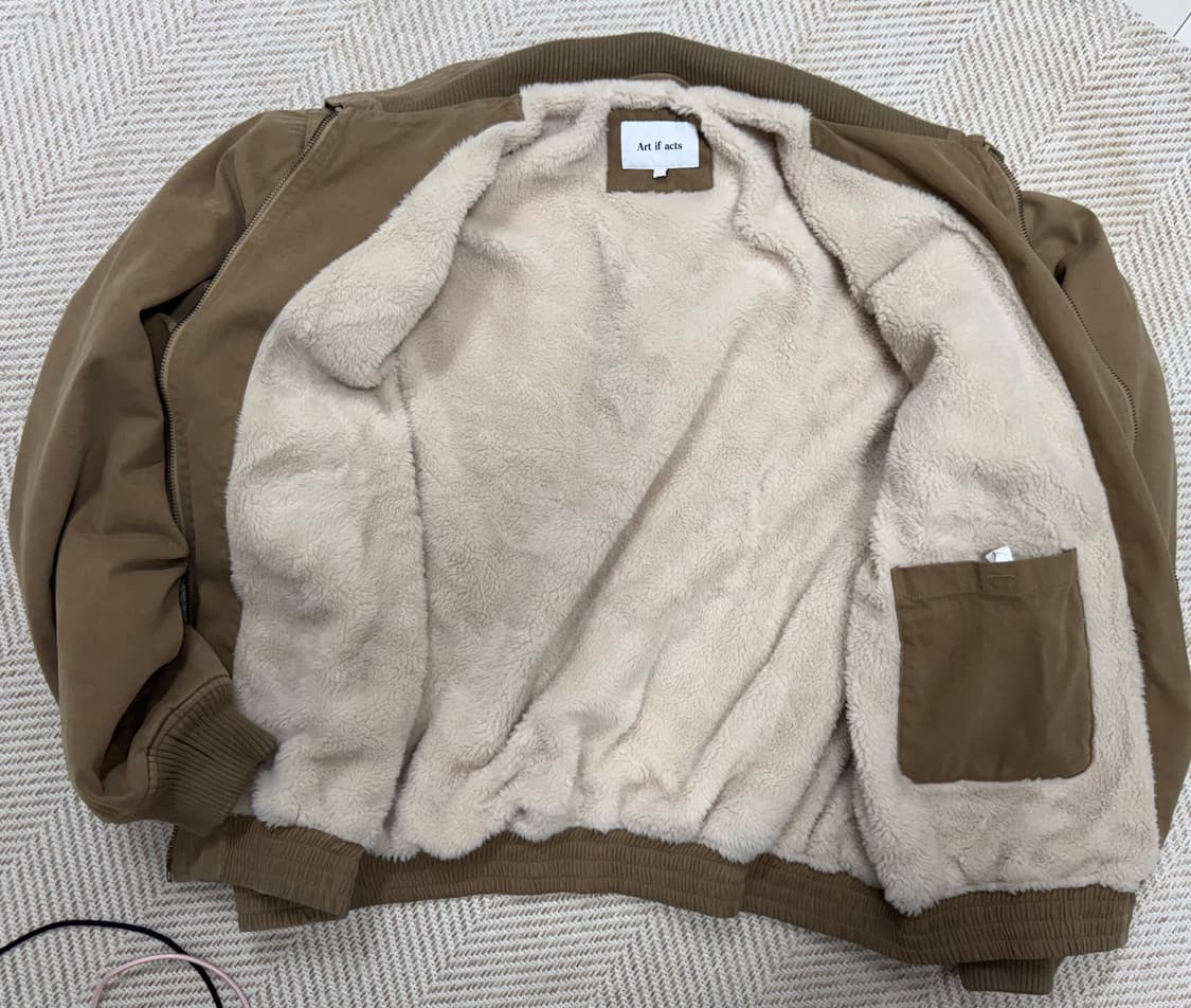 아트이프액츠 Sherpa Western Bomber Jacket (L) 상품이미지3