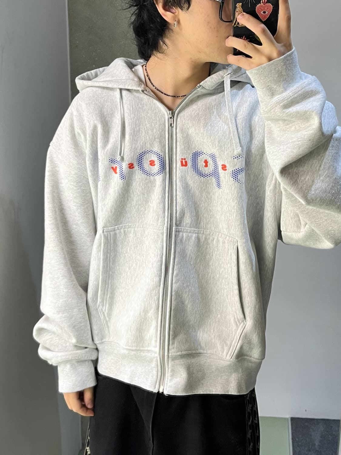 스투시 23AW 도트 스포츠 후드집업 상품이미지2