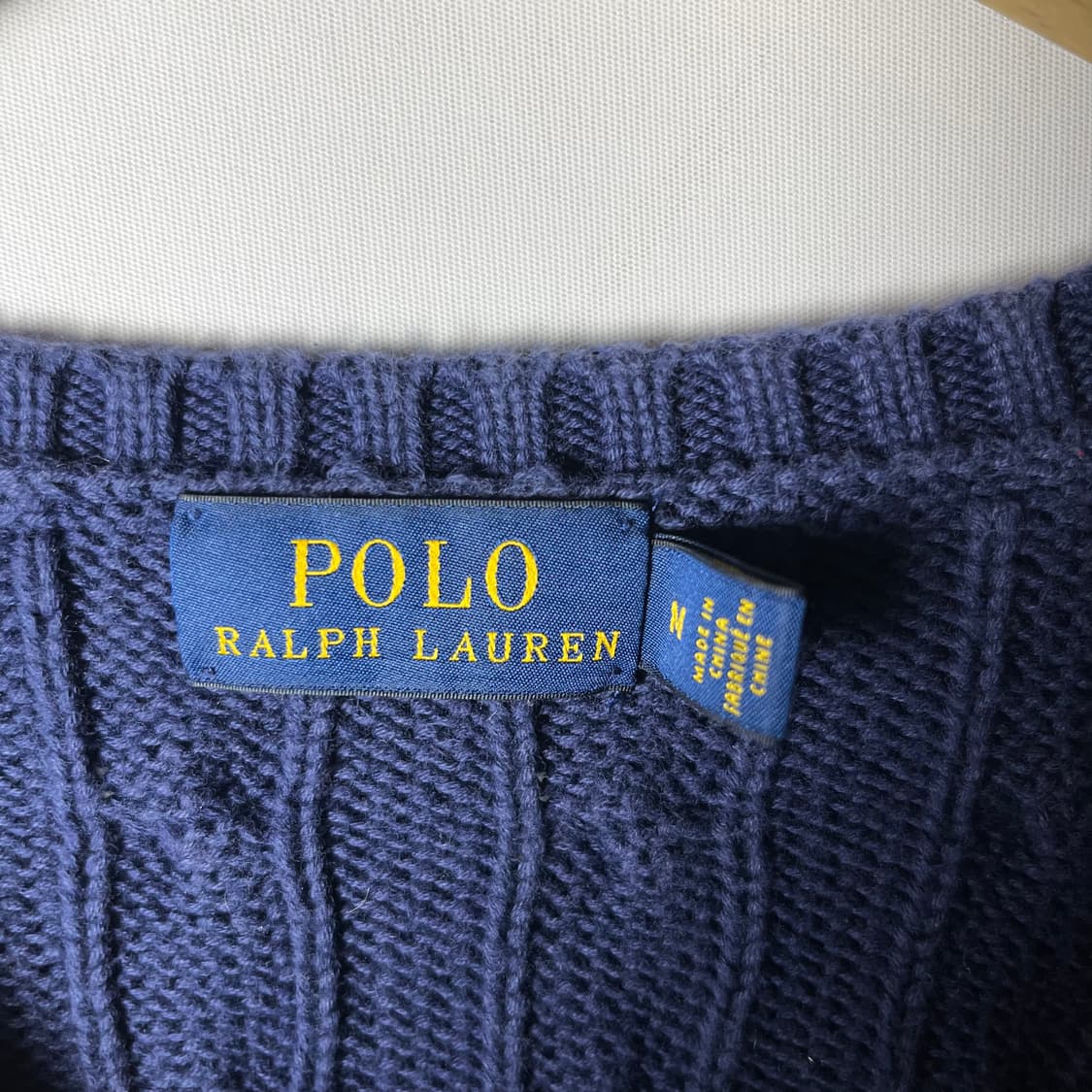 [Polo] 폴로랄프로렌 브이넥 꽈배기니트 상품이미지5