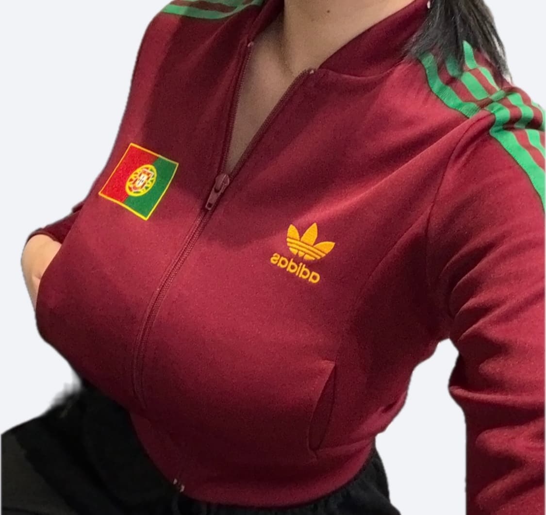 🔥아디다스 딱붙핏 포르투갈 버건디 져지🔥 상품이미지1