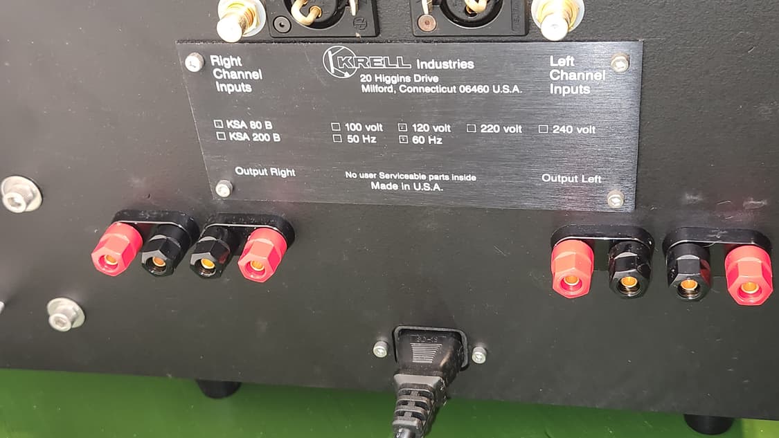 KRELL 크렐 KSA 80B 파워앰프 상품이미지4
