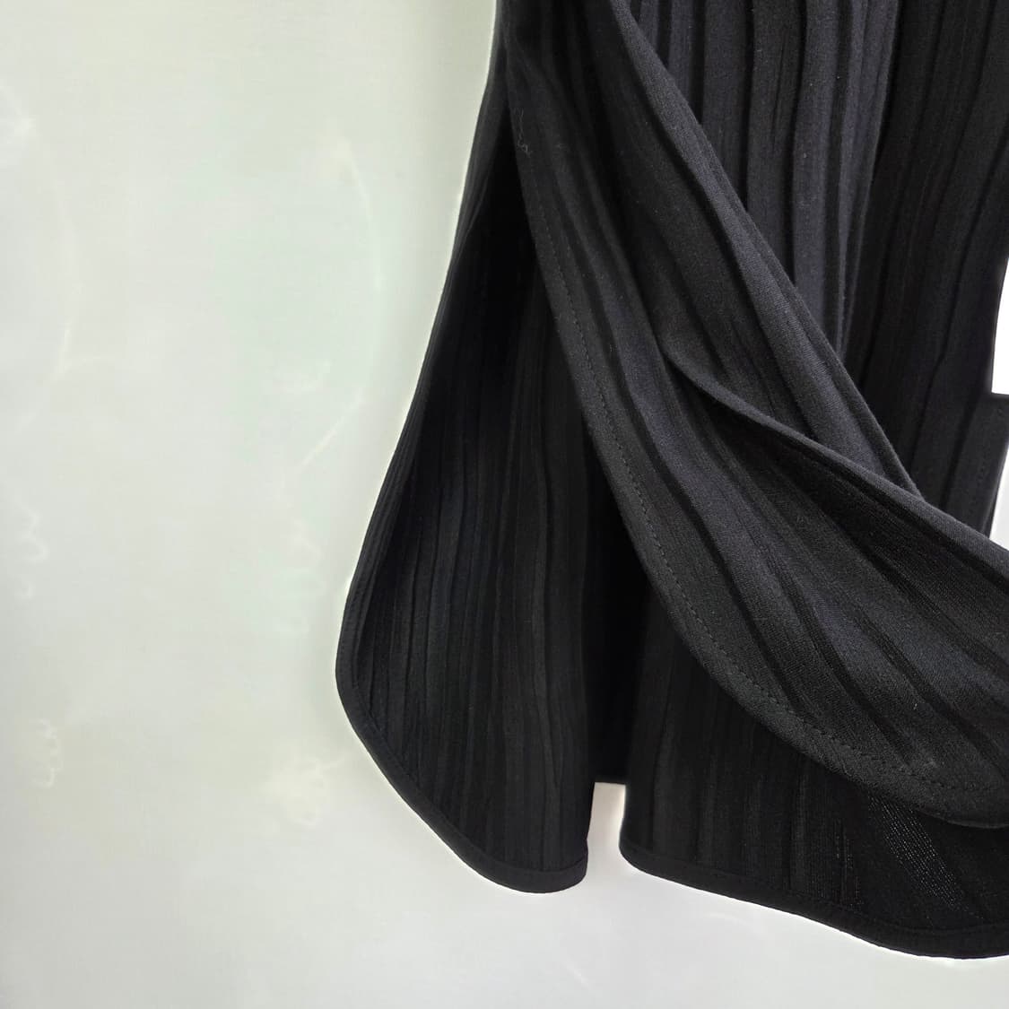 줄로그 택상품 프리사이즈 터틀 블랙 반팔 셔링 롱 원피스 상품이미지5