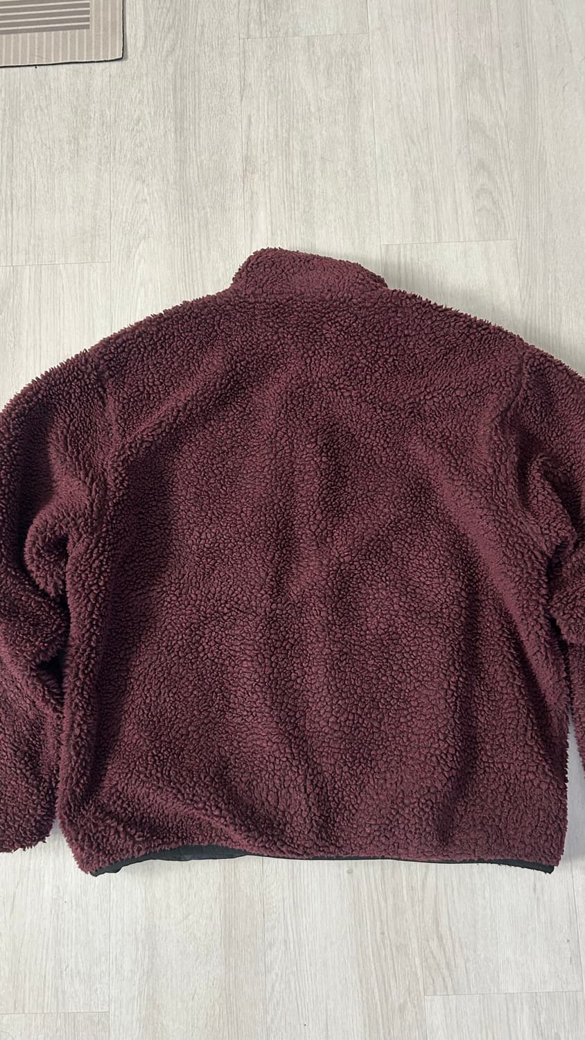 스투시 쉐르파 리버시블 자켓 버건디 / XL 상품이미지4