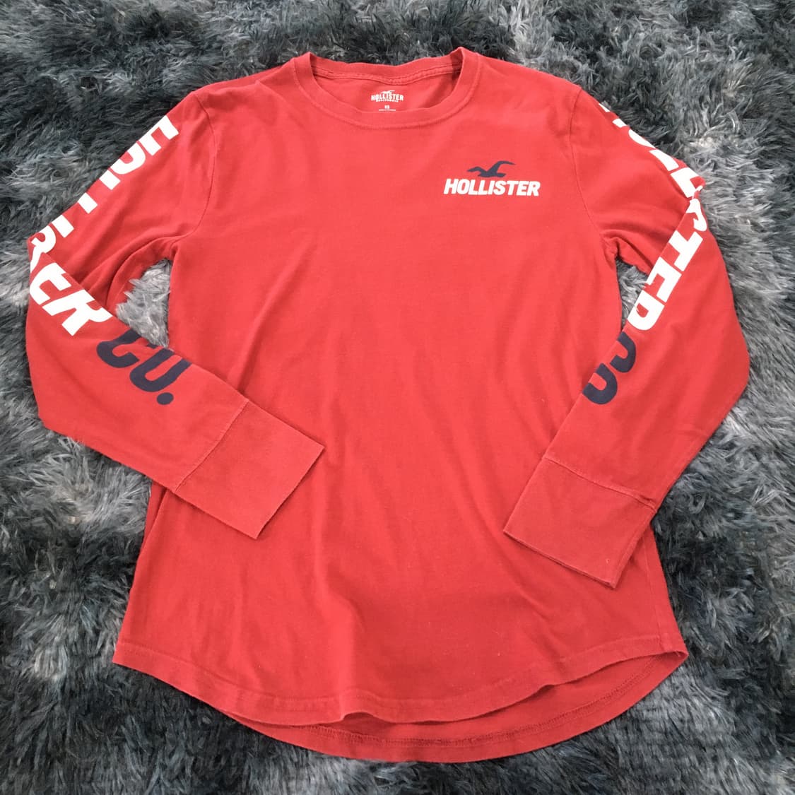 투티/0223 홀리스터 긴팔 사이드 티셔츠 스몰로고 상품이미지2