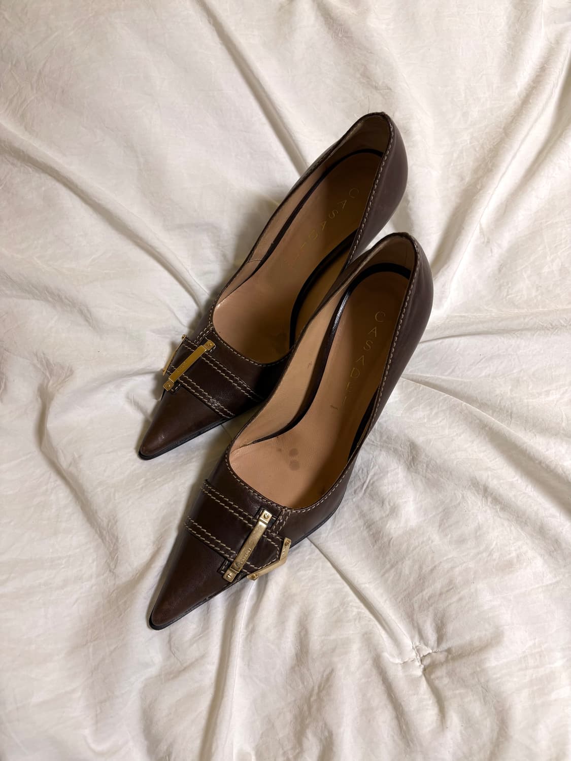 Casadel brown high heels 상품이미지5