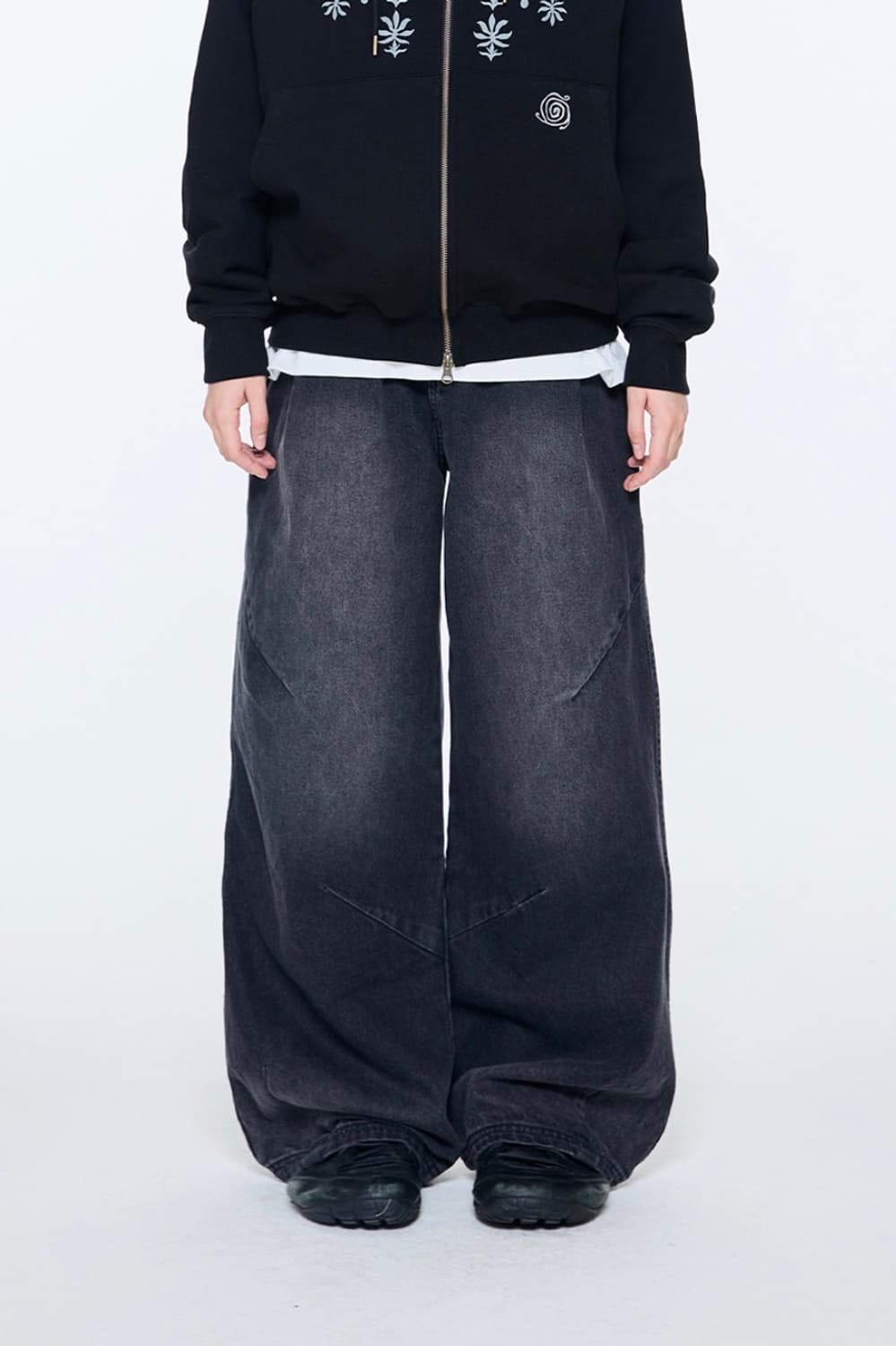 TCM starfish denim pants (black) 상품이미지3