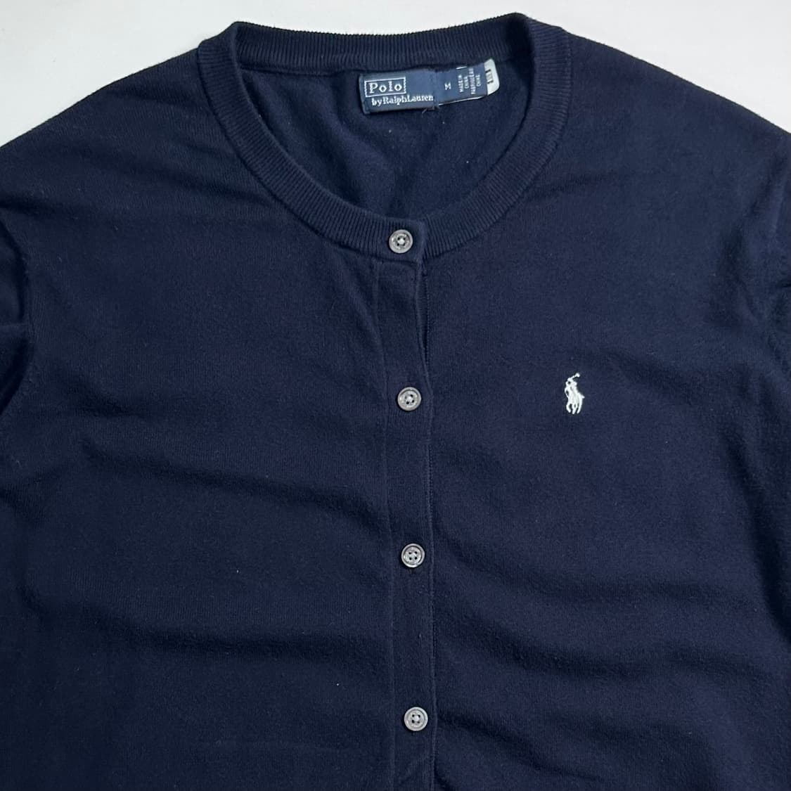 폴로 랄프로렌 피마코튼 유넥 가디건 상품이미지2