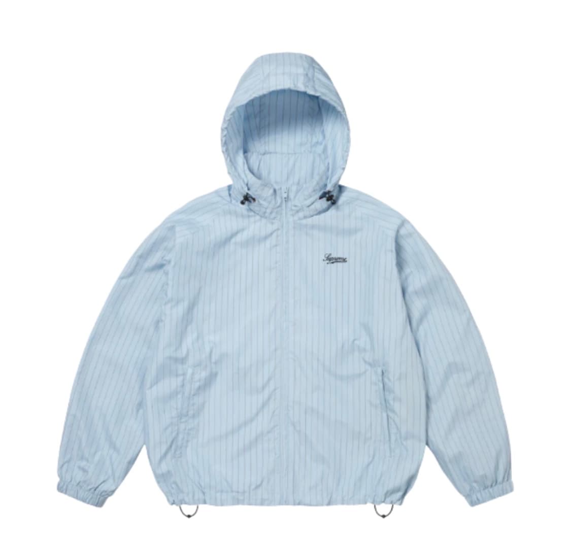 슈프림 핀스트라이프 트랙자켓 리플렉티브 라이트 블루 상품이미지1