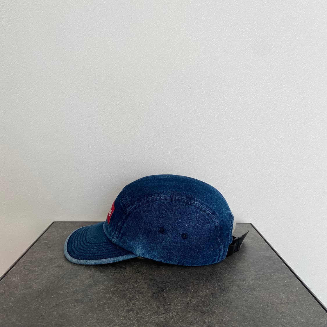 (OS) 슈프림 박스로고 캠프캡 모자 워시드 데님 상품이미지2