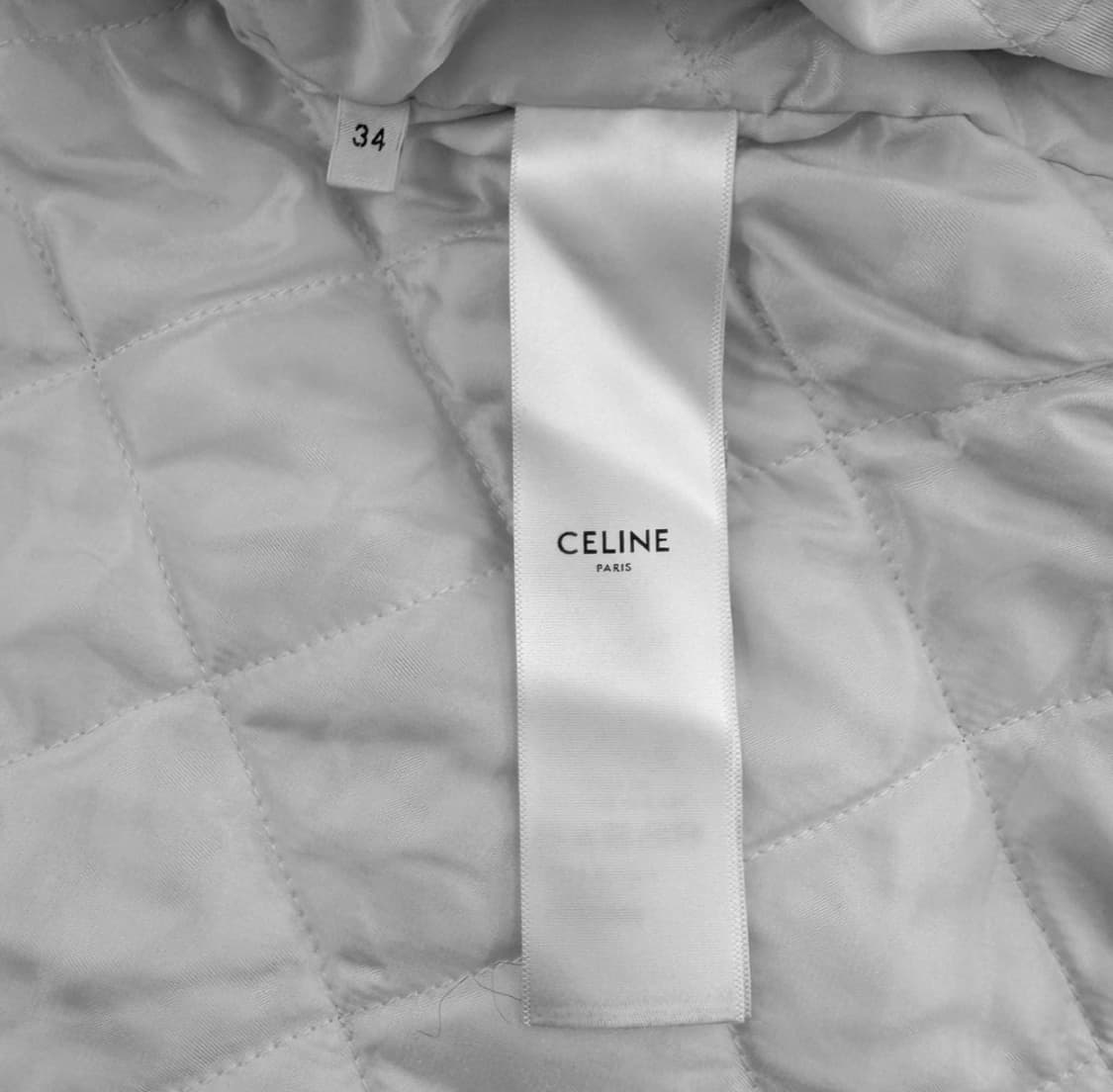 [34] 셀린느 여성 나일론 크롭 스케이터 후드 집업 봄버 자켓 실버 상품이미지8