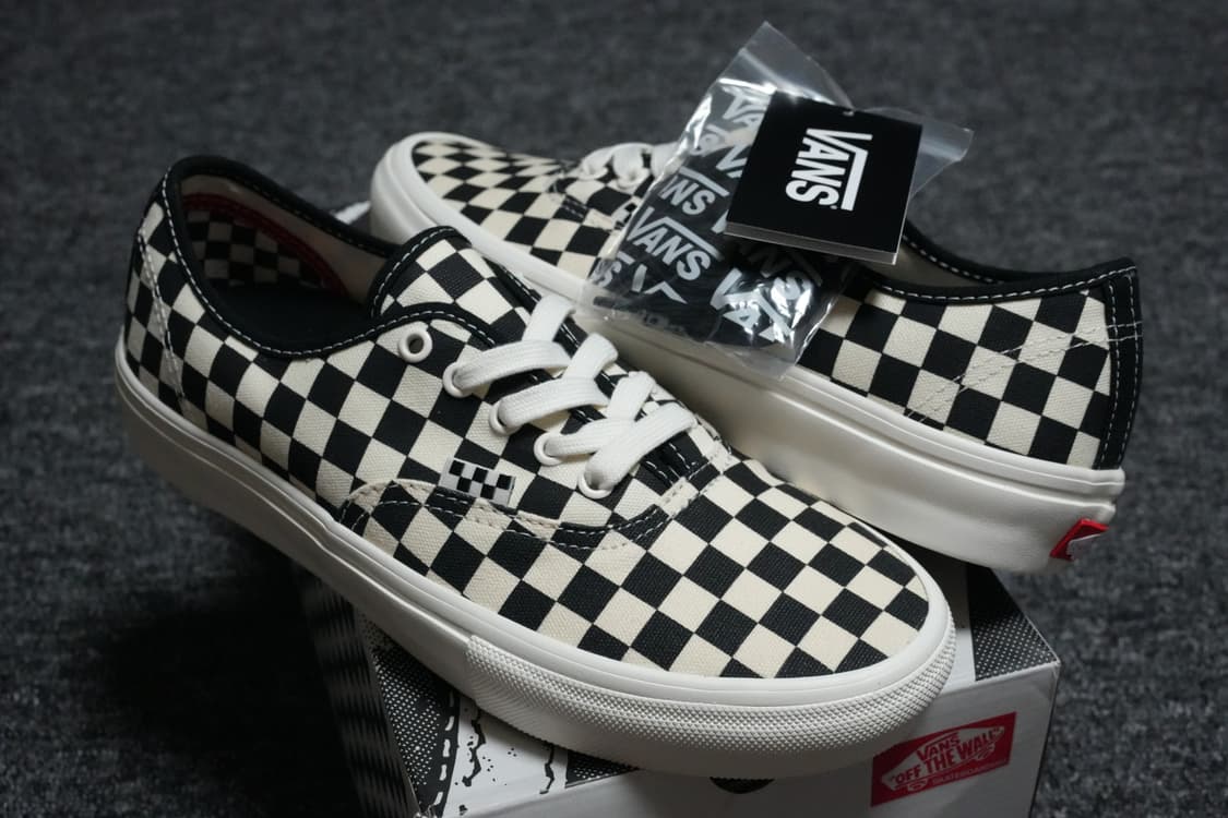 (270) 반스 스케이트 어센틱 블랙 체커보드 상품이미지3