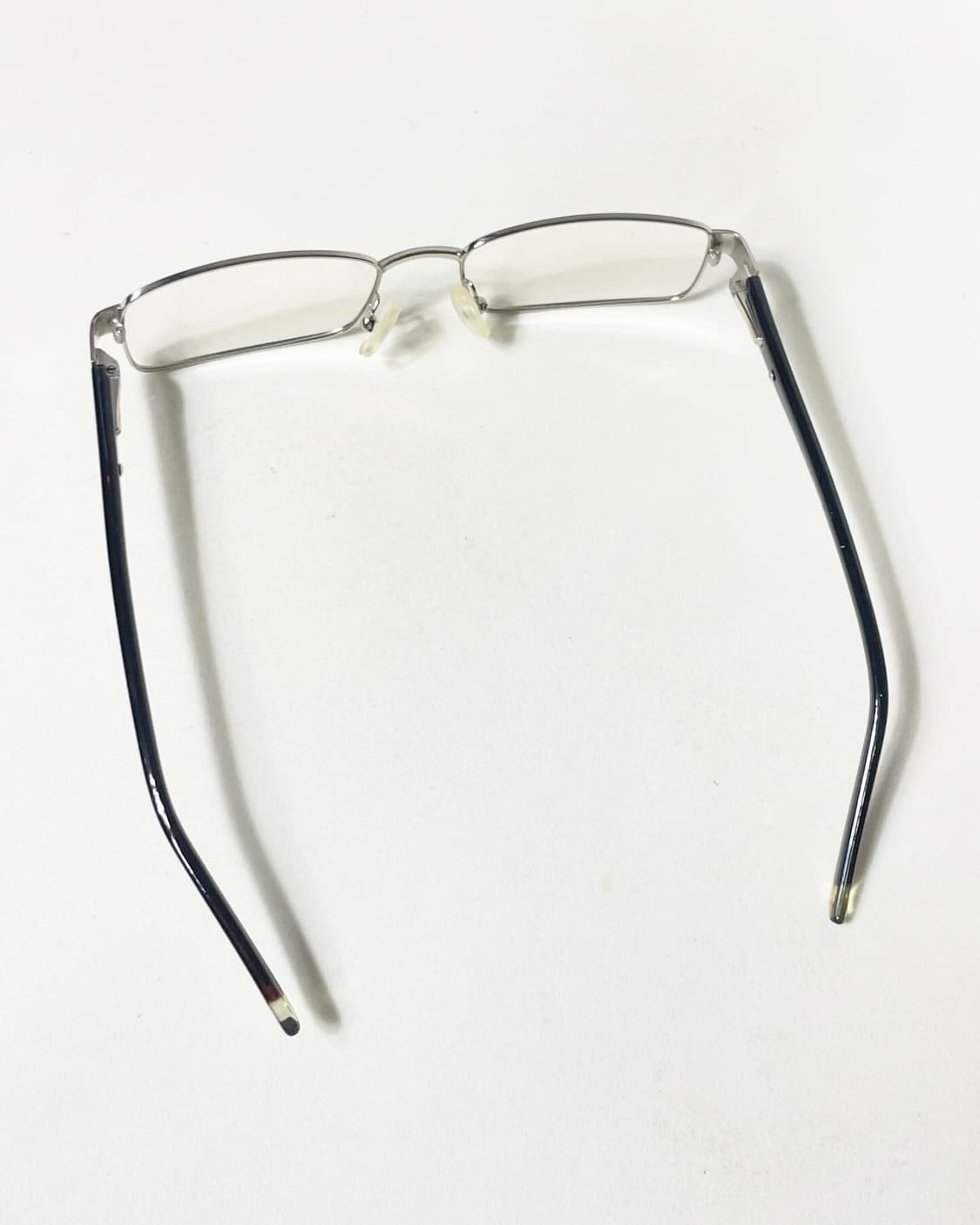 90s 이태리제 MASSI 실버 슬림스퀘어 빈티지 안경 상품이미지5