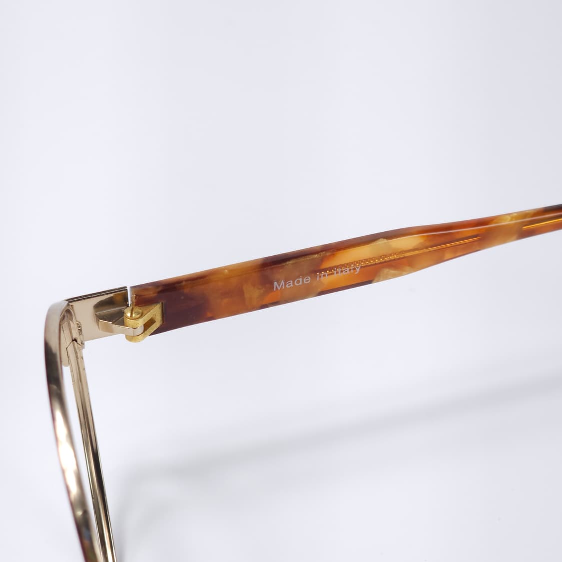 90년도 이태리 톨토이즈쉘 빈티지 오벌형 긱시크 안경 상품이미지5