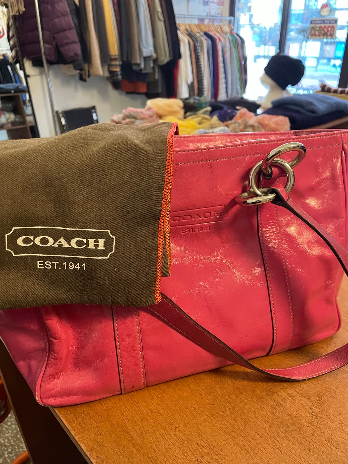 코치 핑크가죽 숄더&토트백 [무배] 상품이미지8