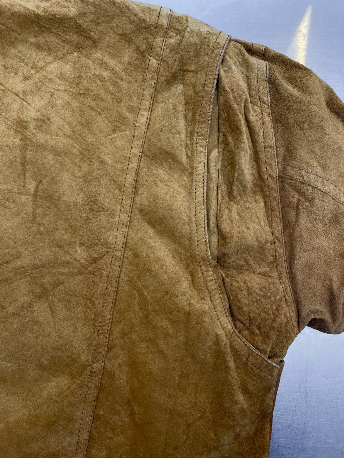 Especially 90s 스웨이드 레더 자켓 상품이미지7